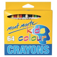 Mont Marte Kids Crayons 64pce