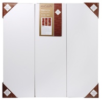 Mont Marte Triptych Canvas 20.3x60.9cm 3pce 380 Premium Cotton Duck