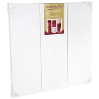 Mont Marte Triptych Canvas 30.5x91.4cm 3pce 380 Premium Cotton Duck
