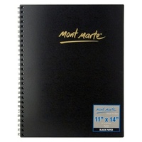 Mont Marte Visual Art Diary Black 140gsm 11ƒ_� x 14"