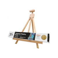 Mont Marte Tabletop Display Artist Easel, Beech Wood Adjustable 50x40cm