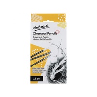 Mont Marte Charcoal Pencils 12pce