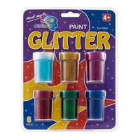 Mont Marte Kids Colour Glitter Paints 6pce