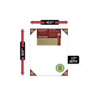 New 10pce (1 Carton ) Mont Marte Canvas Pine Frame Single Thick 40.6x50.8cm BULK BUY