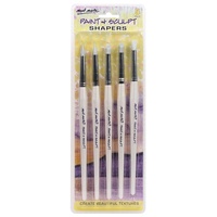 Mont Marte Paint & Sculpt Shapers 5pce, Multi Purpose Artist Tool