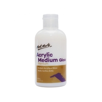 New 1pce Mont Marte Acrylic Medium Gloss 135ml For Painting Canvas & Craft