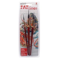 Mont Marte Fat Liner Brush Set Taklon/Squirrel 16, 10, 6