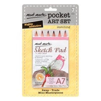 Mont Marte Pocket Art Sketching A7 7pce