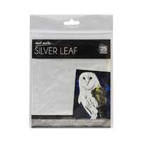 Mont Marte Imitation Silver Leaf 14x14cm 25 sheet