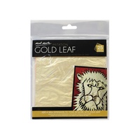 Mont Marte Imitation Gold Leaf 14x14cm 25 Sheets for Gilding