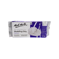 Mont Marte Air Hardening Modelling Clay White 500g for Pottery & Sculpting