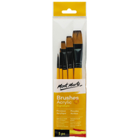Mont Marte Gallery Series Brush Set Acrylic 5pce  