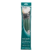Mont Marte Gallery Series Brush Set Oils 5pce
