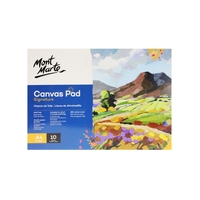 1pce Mont Marte Canvas Pad 280gsm 10 Sheets A4 Painting Paper