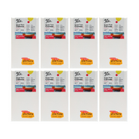 8x Mont Marte Studio Canvas Single Thick 22.9x12.7cm Mini Canvases Bulk Set