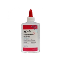 Mont Marte Clear School Glue 147ml Washable - Use for DIY Slime, Great with Glitter