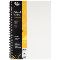Mont Marte Visual Diary Paper Cover 120 Page 110gsm A4 Size