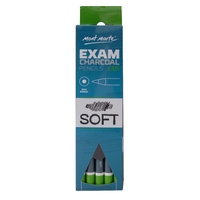 Mont Marte Exam Charcoal Pencil Set 10pce - Soft