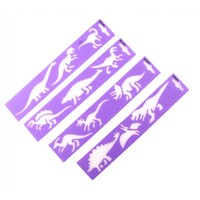 Mont Marte Kids Stencil Strips - Dinosaur 4pce
