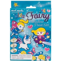 Mont Marte Kids Fairy Window Paint Set, Craft Activity Pack DIY