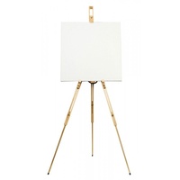 Mont Marte Artists Tripod Easel 180cm Height Brass Fittings Pine Wood Adjustable