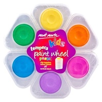 Mont Marte Tempera Paint Wheel 6pce - Pastel Watercolour
