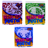 Set of 3 Mont Marte Bling My Poster's, Kids Activity Collection, Bulk Pack