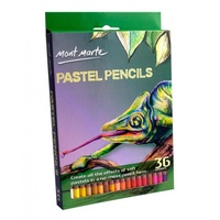 Mont Marte Pastel Pencils 36pce - Beautiful set of Pastels for Art and Craft