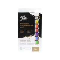 Mont Marte Dimension Acrylic Paint Intro Set 8pce x 18ml
