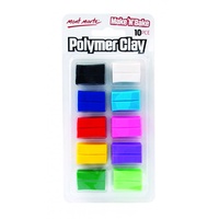 Mont Marte 10pce Make n Bake Polymer Clay, Approx 10g Each Colour