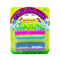 Mont Marte Kids Rainbow Crayons 2pce