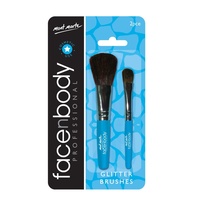 Mont Marte Premium Face and Body Glitter Brushes 2pce