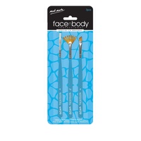 Mont Marte Premium Face and Body Brush Kit 3pce