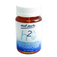Mont Marte Linseed Oil for Water Mixable 125ml, Water Soluble