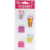 Mont Marte Scrapbooking Stickers - Handmade Minis Presents 5pce For Scrapbook Craft