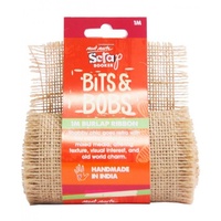 Mont Marte Scrapbooking Bits & Bobs - Burlap Ribbon Roll Natural 1mtr For Scrapbook Craft