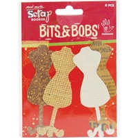 Mont Marte Scrapbooking Bits & Bobs - Mannequin 4pce For Scrapbook Craft