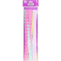 Mont Marte Scrapbooking Borders - Paper Trims French Carnival 12pce For Scrapbook Craft