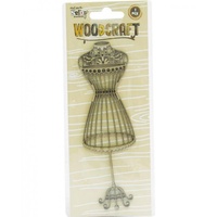 Mont Marte Scrapbooking Mont Marte Scraping Woodcraft - Chipboard Mannequin 1pce