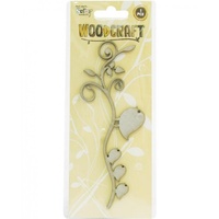 Mont Marte Scraping Woodcraft - Chipboard Birds on Branch 1pce For Scrapbook Craft