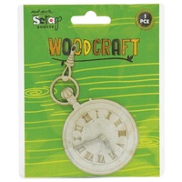 Mont Marte Scraping Woodcraft - Chipboard Vintage Clock 1pce For Scrapbook Craft