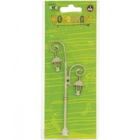 Mont Marte Scraping Woodcraft - Chipboard Lamp Post 1pce For Scrapbook Craft