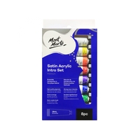 New 1pce Satin Acrylic Intro Set 8pce x 18ml
