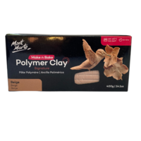 Mont Marte Make n Bake Polymer Clay 400gm Block - Beige