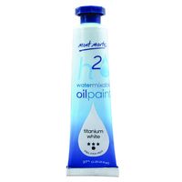 Mont Marte Water Mixable Oil Paint 37ml - Titanium White