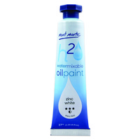 Mont Marte Water Mixable Oil Paint 37ml - Zinc White