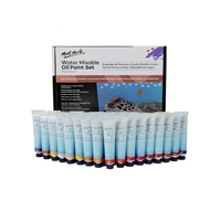 Mont Marte M.M. H20 Water Mixable Oil Paint Set 36pce x 18ml