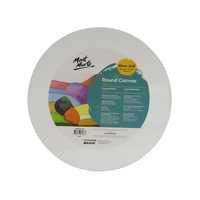 New 10pce (1 Carton) Mont Marte Signature Artist Canvas Round 30cm Single Thick BULK BUY
