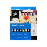 Mont Marte Artist Acrylic Paints 18pce x 12ml Excellent Colours and Quality