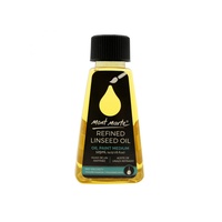 Mont Marte Refined Linseed Oil 125ml Slow Down Drying Process